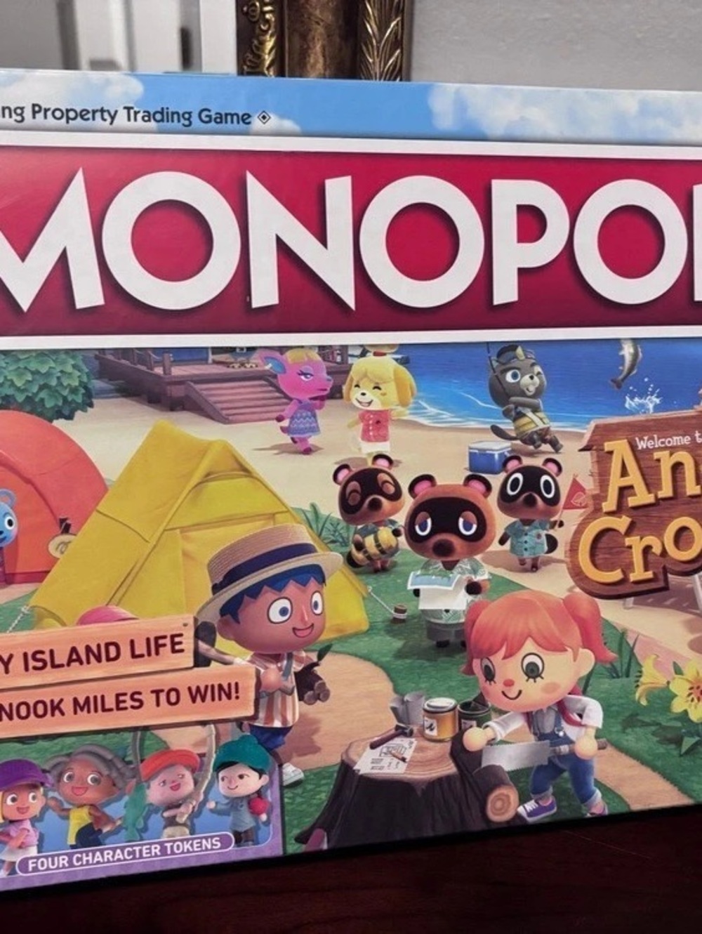 Hasbro Monopoly Welcome to Animal Crossing. A Deserted Island Getaway Board Game